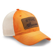 STIHL Cap Washed orange Twill and Mesh