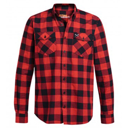  Hemd Plaid, rot/schwarz <br /> <br /> 