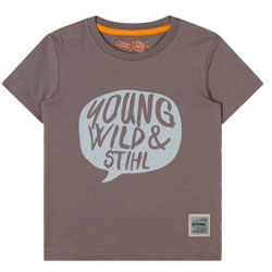  T-Shirt "young, wild" grau <br /> <br /> 