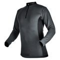  Zipp-Neck Shirt langarm grau <br /> <br /> 