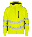  ENGEL Safety Sweatcardigan EN 20471, Kl. 2 gelb/schwarz <br /> <br /> 