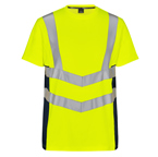  ENGEL Safety Shirt EN 20471, Kl. 2, kurzarm gelb/blau <br /> <br /> 