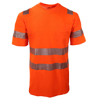  Bamboo EN 20471 T-Shirt, orange, kurzarm <br /> <br /> 
