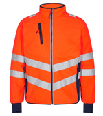  ENGEL Safety Fleecejacke EN 20471, Kl. 2 orange/blau <br /> <br /> 