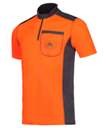  Funktions T-Shirt SIP, kurzarm leuchtorange / grau <br /> <br /> <br /> 